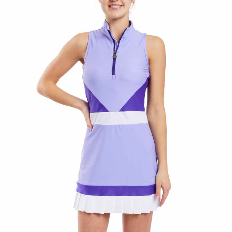 Jordan Grape-Iris-White Dress Grape / XS